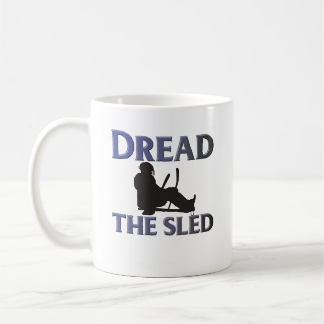 Dread the Sled Hockey Kaffemugg (Vänster)