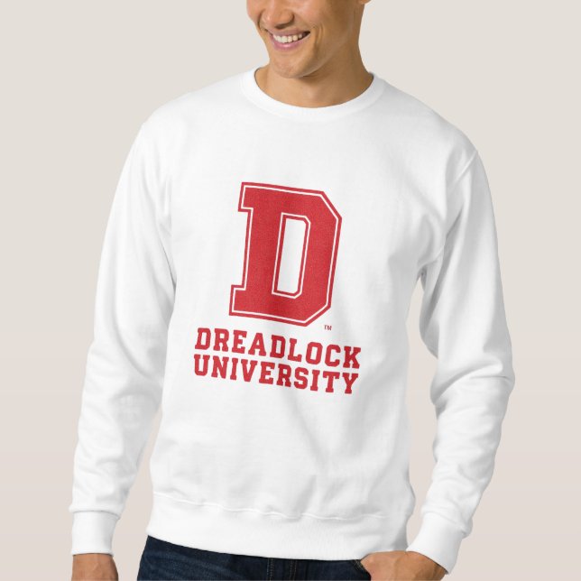 Dreadlock Appreciation Black Hair College Pullover Lång Ärmad Tröja (Framsida)