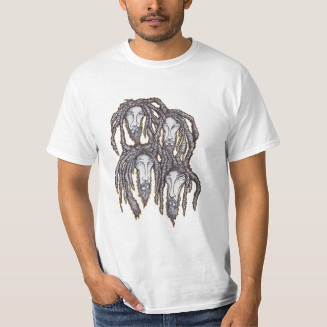"Dreadlock Cyamp ", Tee Shirt (Framsida)