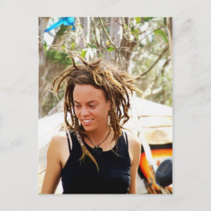 Dreadlock Girl-vykort Vykort