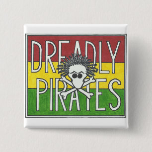 DREADLY-PIRATFLAGGA KNAPP