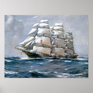Dreadnegentligen Sailing Clipper Poster