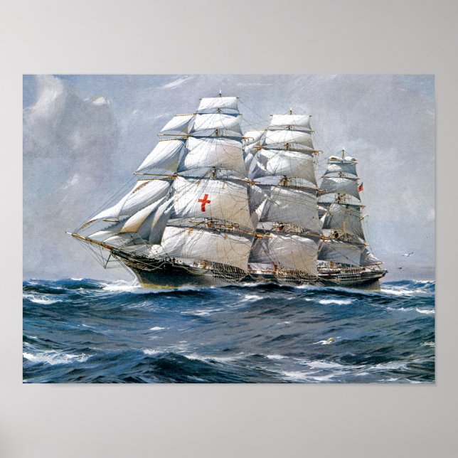 Dreadnegentligen Sailing Clipper Poster (Framsidan)