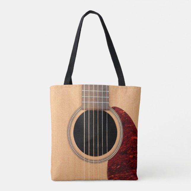 Dreadnought Acoustic 6-String Guitar Tygkasse (Baksida)