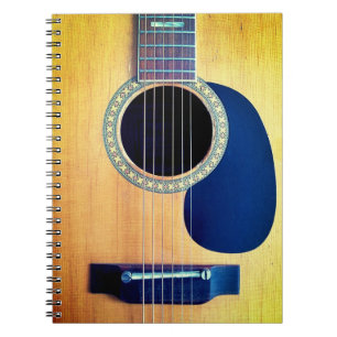 Dreadnought Akustisk 6-Strängad Gitarr Artist Desi Anteckningsbok