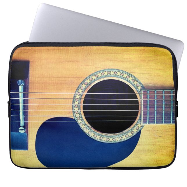 Dreadnought Akustisk 6-Strängad Gitarr Artist Desi Laptop Fodral (Framsidan)