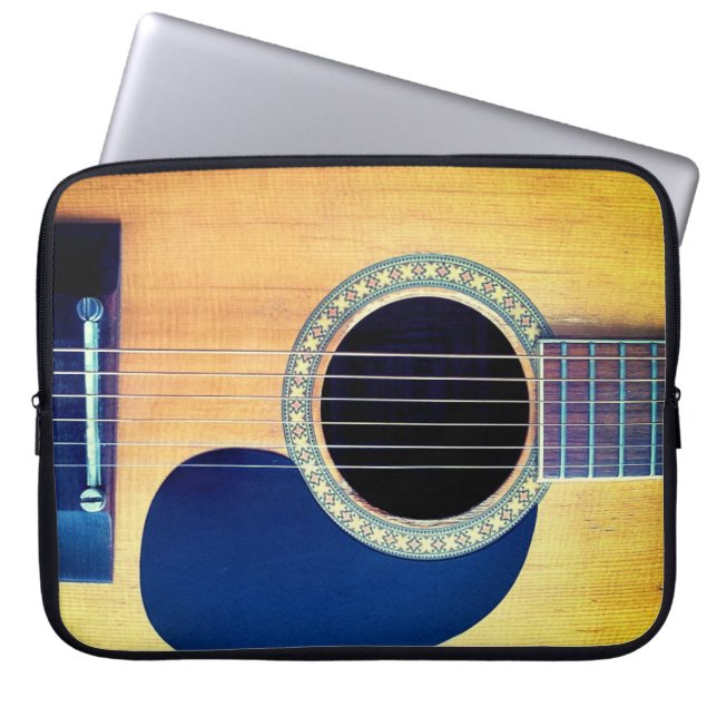 Dreadnought Akustisk 6-Strängad Gitarr Artist Desi Laptop Fodral (Framsidan)