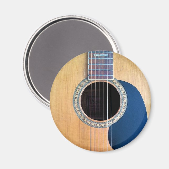 Dreadnought Akustisk 6-Strängad Gitarr Artist Desi Magnet (Front/Back)