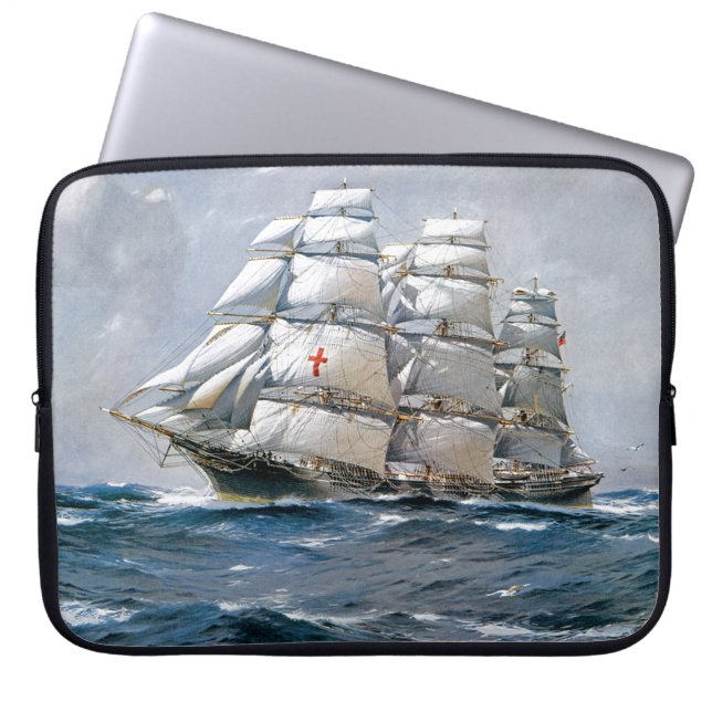 Dreadnought seglingClipper Laptop Sleeve (Framsidan)