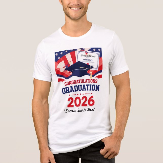 "Dream Achieve Graduate" T Shirt (Framsida)