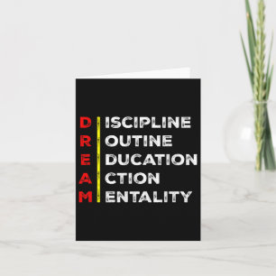 Dream Acronym Motivational Discipline Growth Minds Kort