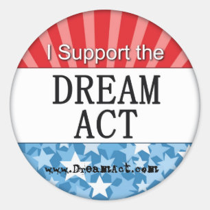 DREAM Act Stickers Runt Klistermärke