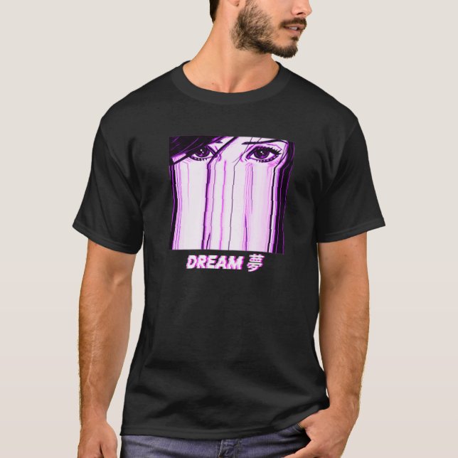 Dream Aesthetic Vaporwave 90's T Shirt (Framsida)