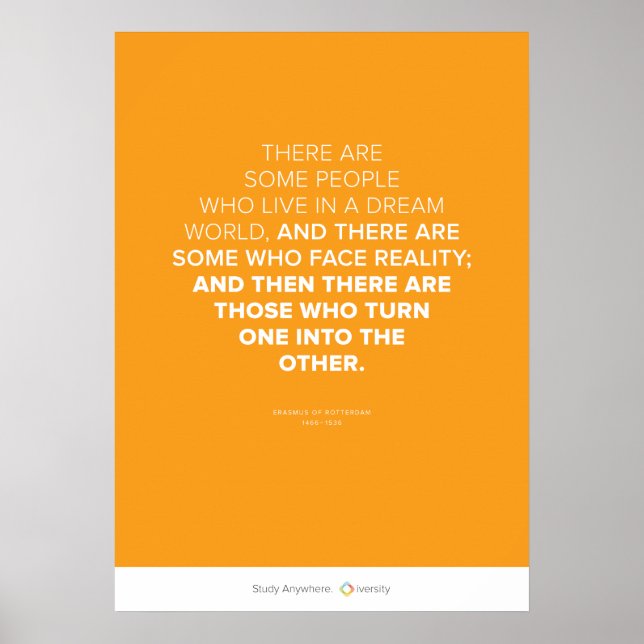 Dream and Reality Poster (Framsidan)