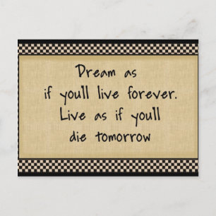 Dream As if: Postcard Vykort