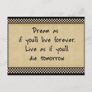 Dream As if: Postcard Vykort