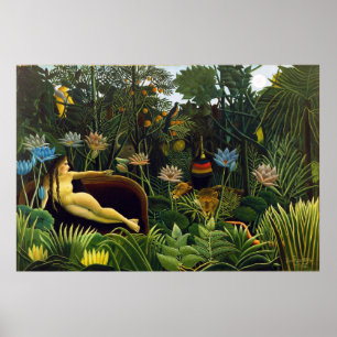 Dream av Henri Rousseau (1910) Poster