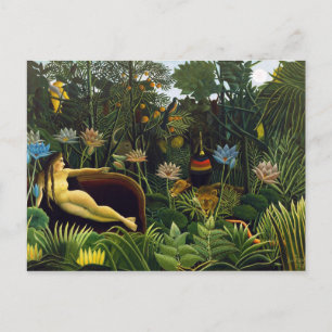 Dream av Henri Rousseau (1910) Vykort