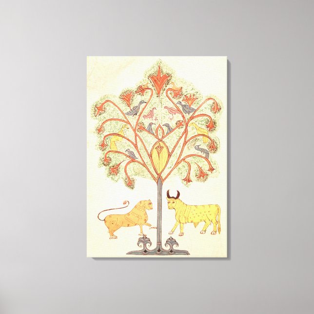 Dream av Nebuchadnezzar från Bibeln Canvastryck (Framsida)