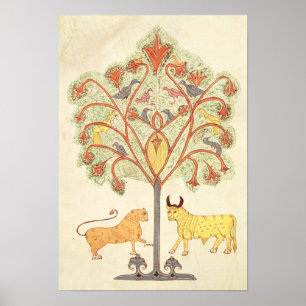 Dream av Nebuchadnezzar från Bibeln Poster