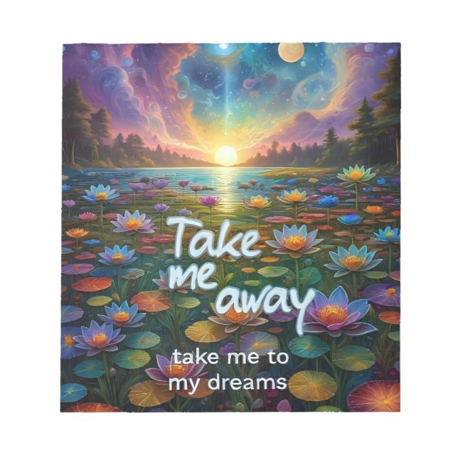 Dream Away Anteckningsblock (Framsida)