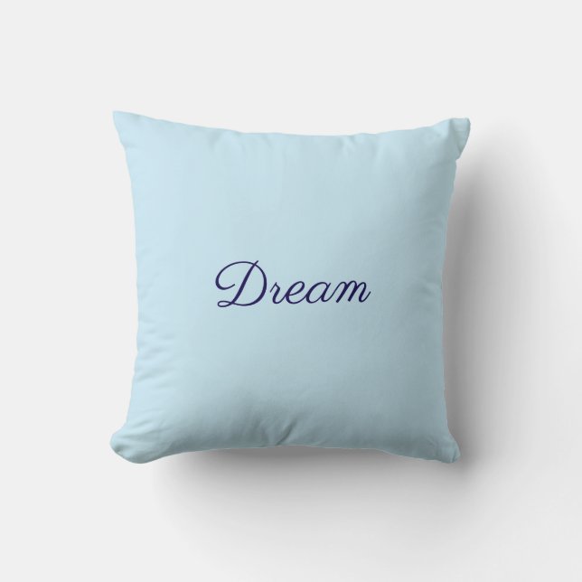 Dream baby blue Dekorativ kudde (Framsida)