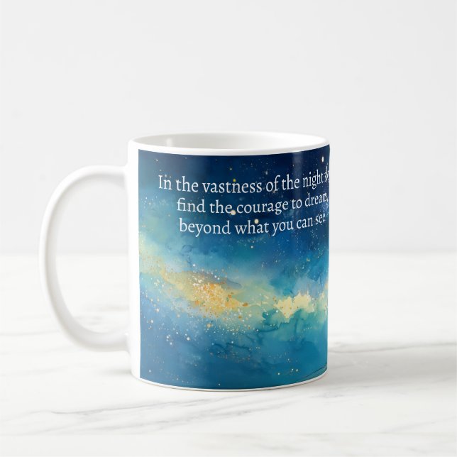 Dream Beyond What You Can See Mug Kaffemugg (Vänster)