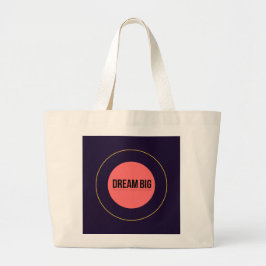 Dream Big — 90s Maximalist Tote Bag | Retro Jumbo Tygkasse