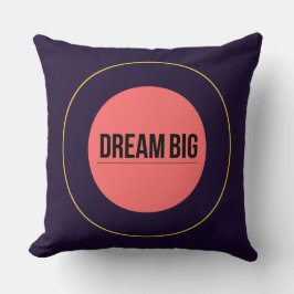 Dream Big - 90s Retro Throw Pillow | Maximalist   Kudde