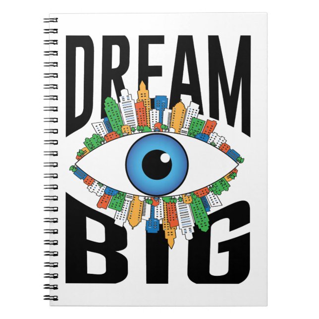 Dream Big Anteckningsbok (Framsidan)