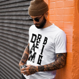 Dream Big Black grunge typography inspiration-cita T Shirt