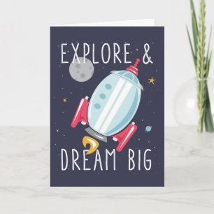Dream Big Blank Card Kort