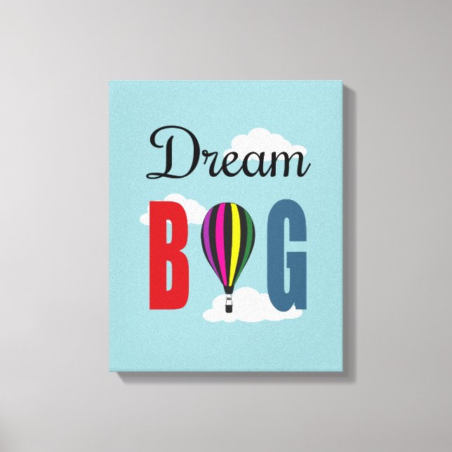 Dream big canvastryck (Framsida)
