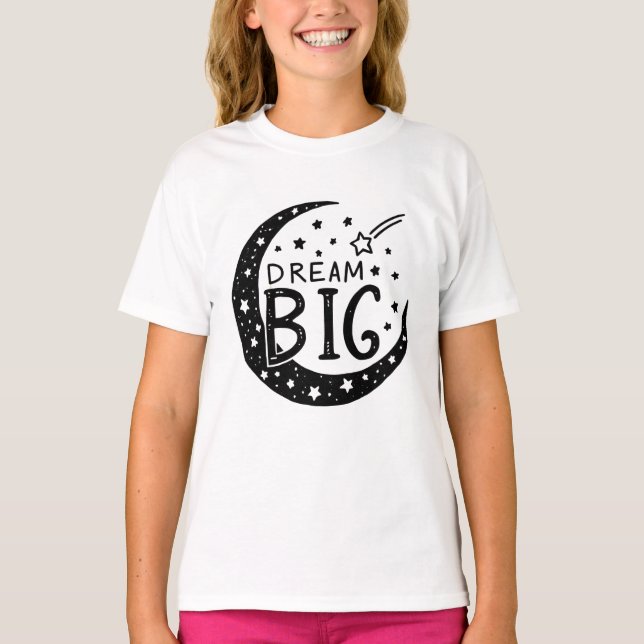Dream Big Celestial Night T Shirt (Framsida)
