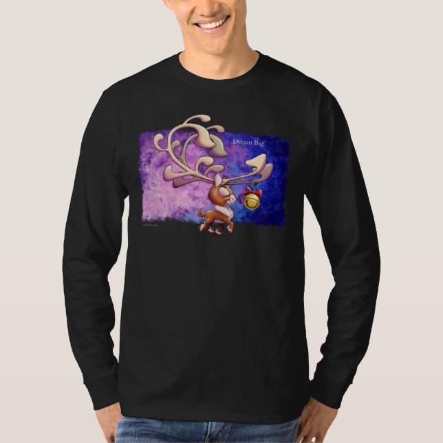 DREAM BIG CHRISTMAS REINDEER av Jeff Willis Art T Shirt (Framsida)