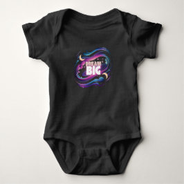 Dream Big - Cosmic Galaxy Baby Bodykostym T Shirt