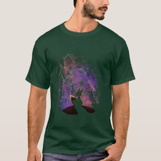 Dream Big Cute Fox Stars Space Galaxy Howl T Shirt