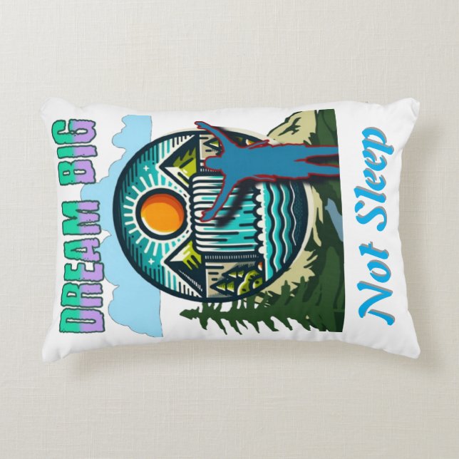 Dream Big Dekorativ kudde - inspirationsdekan i he (Framsidan)