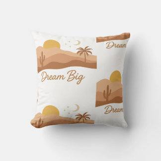 Dream Big Desert Sunset Pillow Kudde