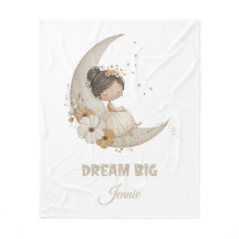 Dream Big Fairy Måne Child - Personlig Namn