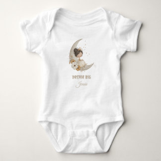 Dream Big Fairy Måne Child - Personlig Namn T Shirt