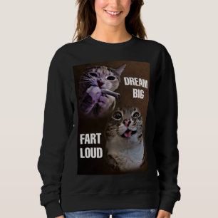 Dream Big fart high cat memes women T Shirt