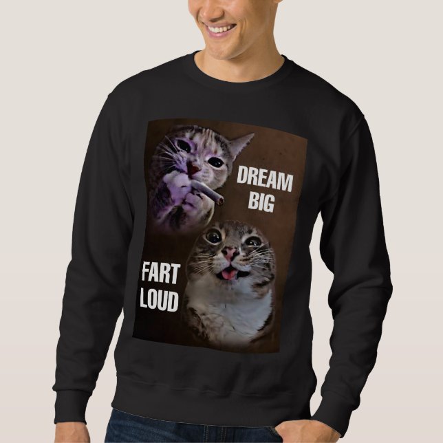 Dream big fart lång ärmad tröja (Framsida)