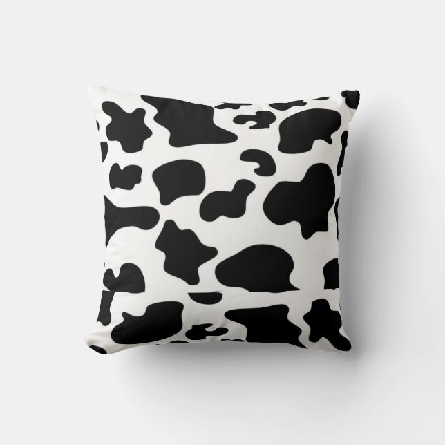 Dream Big Flicka Pillow (med återutskrift av kor) Kudde (Framsida)