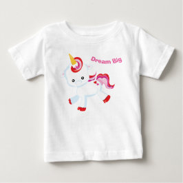 Dream Big Flicka Rosa Unicorn T Shirt