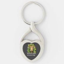 "Dream Big - Giraffe Keychain"Nyckelkedjor