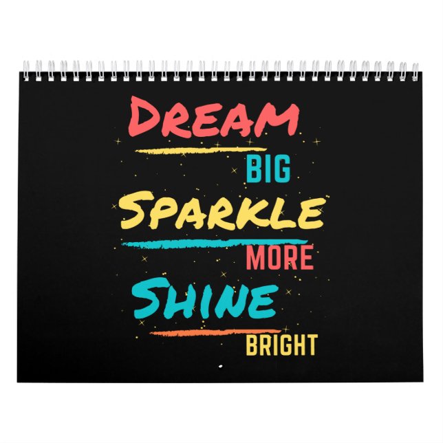 Dream Big Gnistra more Shine Bright Kalender (Omslag)