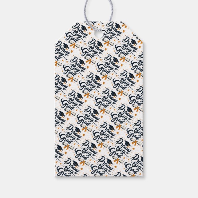 Dream Big Grad Presentetikett (Framsidan)