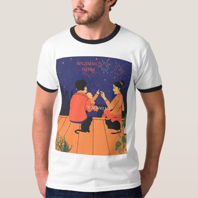 Dream Big, Grind Hard T Shirt (Framsida)