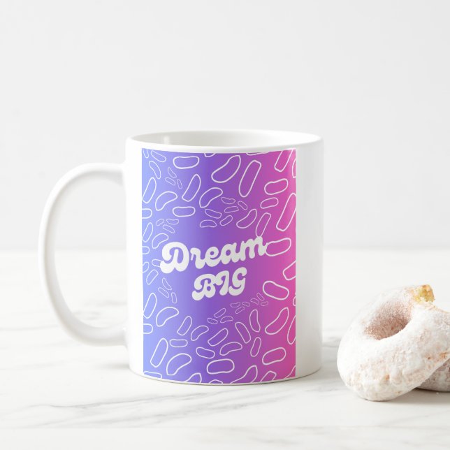 Dream Big Inspiration Kaffemugg (Med munk)